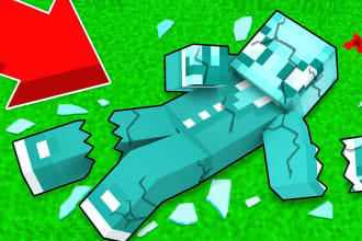 make the best minecraft 2d thumbnail