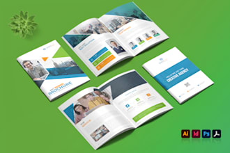design brochure, booklet, company profile, annual report, print or digital
