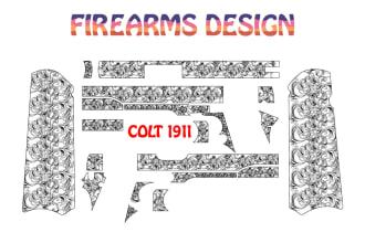 create custom firearms or gun design for firearms or gun engraving