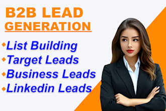 b2b lead generation, list building, and email list building