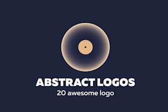 design minimalist abstract logo for your company