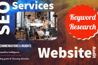 do keyword research and SEO audit for your website