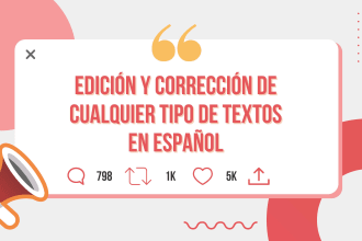 read and edit any text or book in spanish