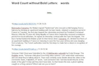 write youtube script writing, video scripts on my own words