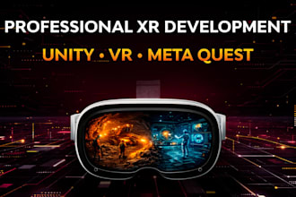 develop a professional VR or xr experience in unity