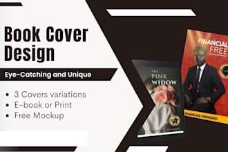 design a professional paperback book or ebook cover