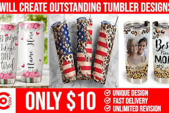 create outstanding coffee mug, tumbler designs