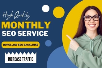 do monthly high quality dofollow SEO backlinks