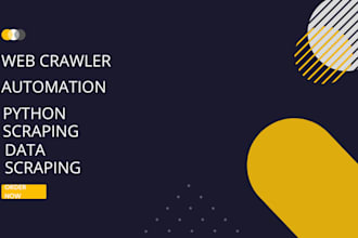 build webcrawler webcrawling python automation bot
