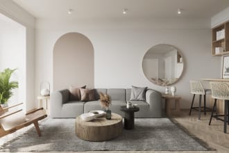 do architectural interior 3d rendering and 3d visualization