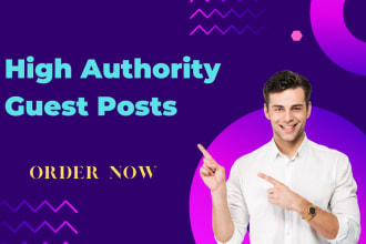 do high authority guest posts and niche edits on high da sites