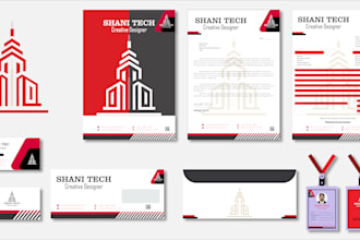 create minimal unique professional branding stationery corporate business card