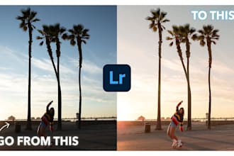 do professional photo editing in lightroom