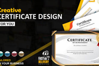 design diploma certificate in few hours