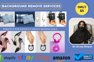 remove background of 150 product images with white or transparent