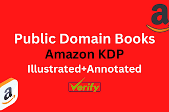 provide you profitable public domain books for amazon kindle KDP