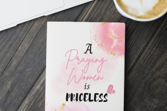 design etsy digital printabl custom planner prayer journal cover kdp low content