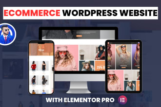 do wordpress website design, redesign, and rebuild wordpress website elementor