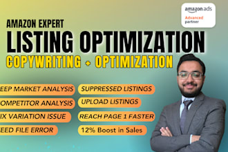 create amazon fba variation listing, fix listings errors, amazon product listing