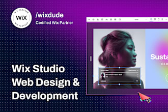 design and build wix studio website template from scratch