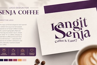 create a modern business brand identity