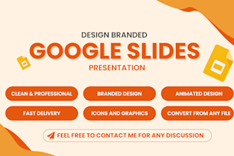 design branded google slides presentation