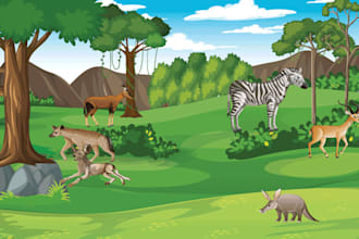 illustrate kids story book illustration and cover