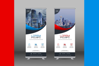 design roll up banner, retractable, pop up or event banner