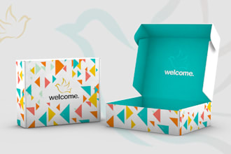 design rigid printed gift box packaging design