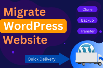 migrate, move, copy or transfer your wordpress website