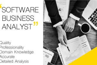 be your business analyst, and requirement analyst