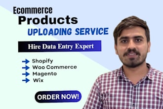 do ecommerce data entry for wordpress, shopify and SEO blog post