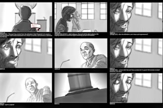 Hot Review!  do storyboards for your next movie, TV show, or commercial