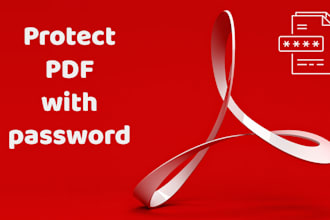 protect PDF files with a password