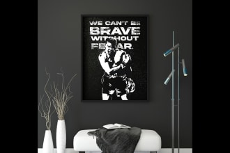 design unique and awesome printable doodles, canvas wall art