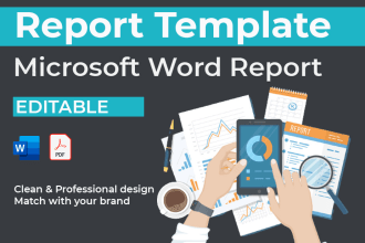 create and design editable report templates in ms word