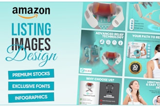 design amazon listing images and product photo editing