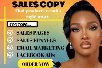 write perfect sales copy, landing page copywriting, and sales page copywriting