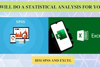 do statistical data analysis with IBM spss and excel