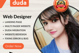 duda website design using with duda website builder