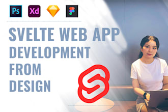 convert your design into a lightning fast sveltekit or svelte web app