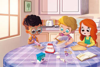 draw children illustrations for books