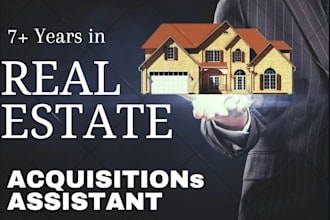 be your expert real estate acquisition assistant