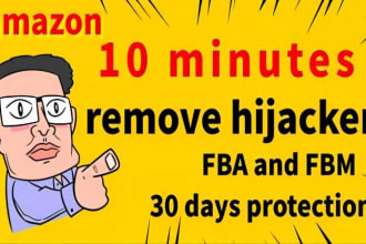 10 min remove asin hijackers  from amazon