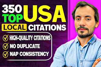 build top USA local citations and directory submission