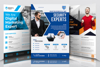 design flyer for corporate business real estate