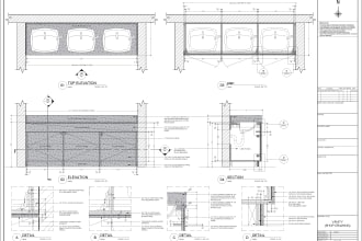 do vanity cabinet shop drawing