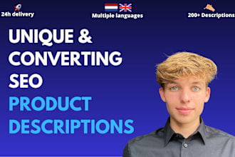 write unique SEO product descriptions