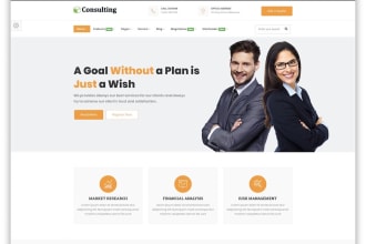 build corporate, consulting, coaching , agency , business , company website