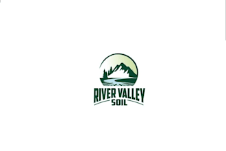design illustrate super classic river valley soil logo design service